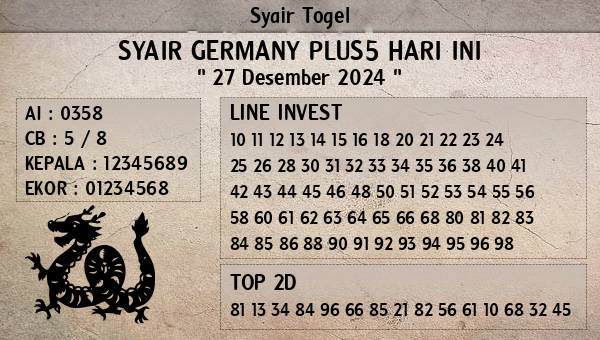 Prediksi Germany Plus5