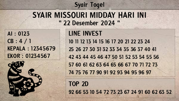 Prediksi Missouri Midday