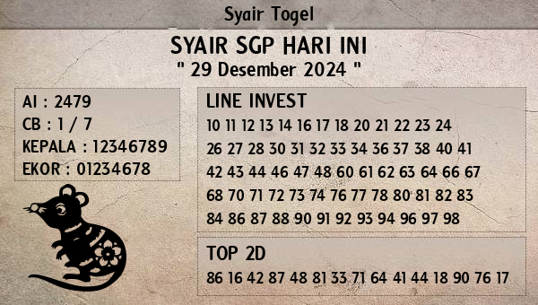 Prediksi SGP