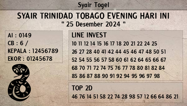 Prediksi Trinidad Tobago Evening