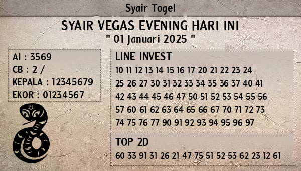 Prediksi Vegas Evening