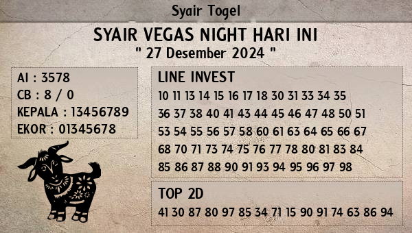 Prediksi Vegas Night