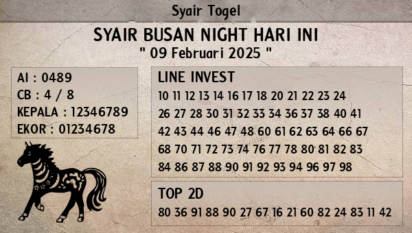 Prediksi Busan Night