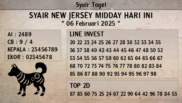 Prediksi New Jersey Midday