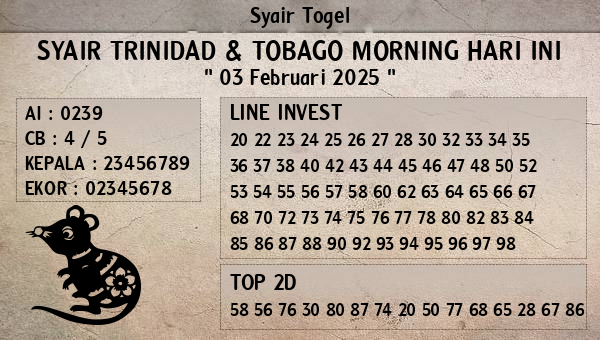 Prediksi Trinidad & Tobago Morning